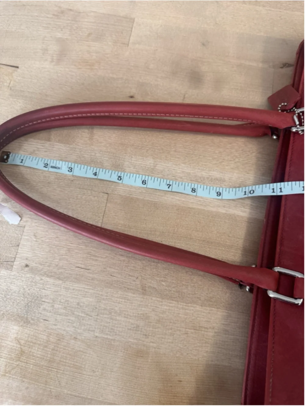 Rare RED Coach Legacy 9426 Satchel Tote Bag Handbag Briefcase Laptop Case Purse